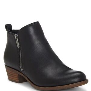 Lucky Brand Black Ankle Boots